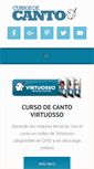 Mobile Screenshot of cursosdecanto.com